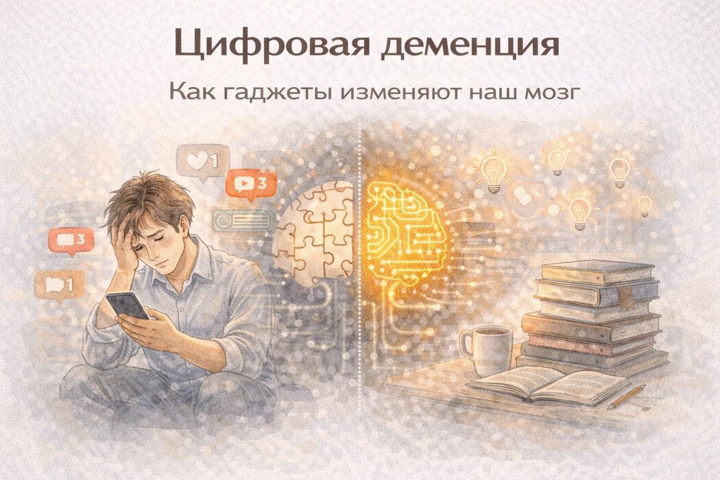 Цифровая деменция: как гаджеты влияют на наш мозг и мышление