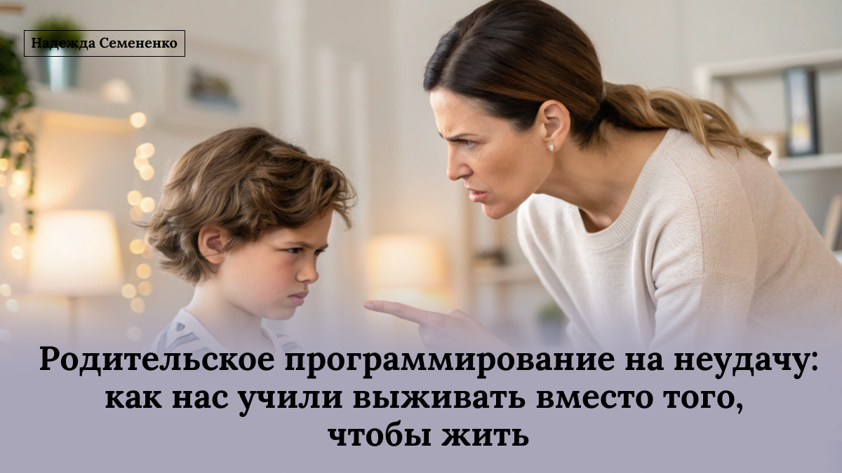 Как родительское программирование влияет на наше восприятие мира