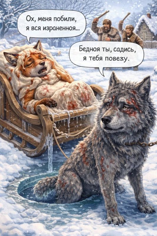 Сказка для взрослых: хитрый лис против честного волка