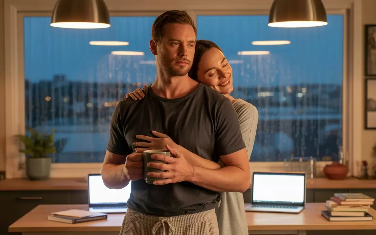 Ты сказал, что задержишься на работе… А я вижу, ты задержался у неё!