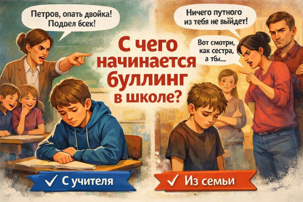Как начинается буллинг в школе: удивительные причины