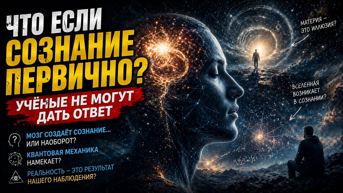 Что если сознание стоит у истоков всего?